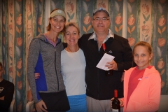 Ladies doubles winners