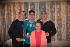 Mens doubles winners